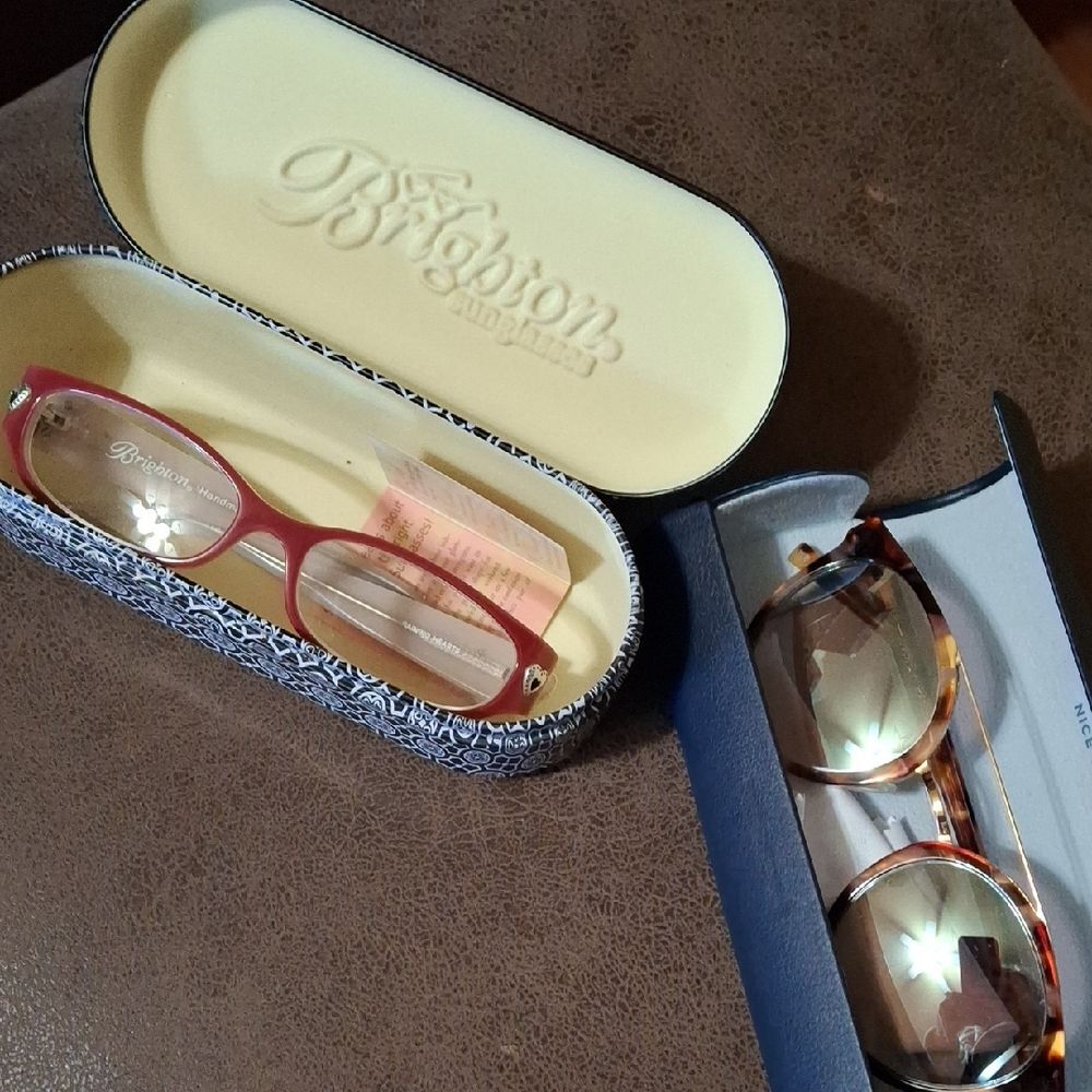 Brighton Women's Pink and Warby ParkerTortoise Glasses - 2 Pair